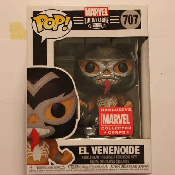 Funko Pop! - Marvel Lucha Libre Edition - El Venenoide 707, Exclusive MarvelCC - Picture 2 of 4